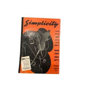 Vintage 1940’s Simplicity Sewing Book How To Guide Soft Sided 88 pages